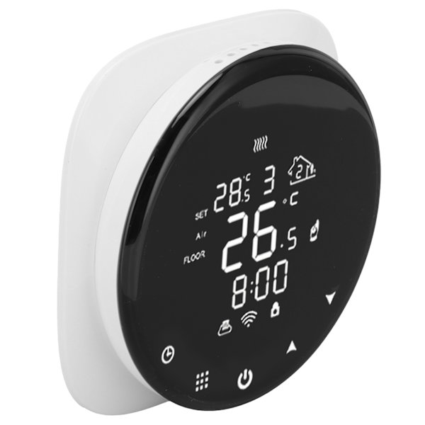 16A Smart WiFi-termostat for vann/elektrisk gulvvarme Vanngasskjel AC90‑240V