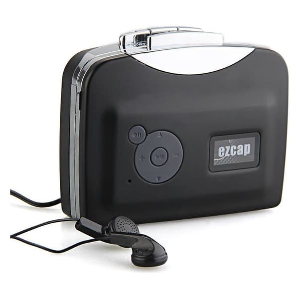 USB-båndsignalomformer Bånd til MP3-kassetteafspiller Walkman Stereo direkte til USB-stick, sort-TONCHEAN