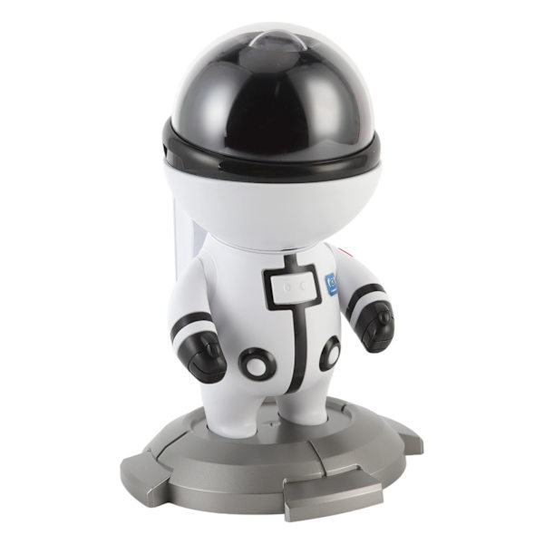 Stjerne LED nattlys projektor USB astronaut stjerneprojektor lampe RGB omgivelsesprojeksjonslys barn bursdagsgave hvit