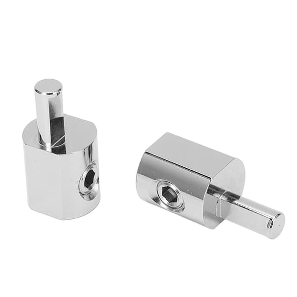 2 stk. Amp Input Reducer Adapter 1/0 Gauge til 4 Gauge Nikkelbelagt 6061 Aluminium til Biler Både