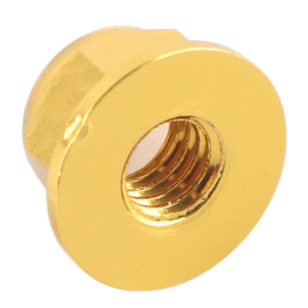 Anodiserte M4 Nylon Insert SelfLock Muttere Hex Lock Muttere Aluminiumlegering 10stk Sett