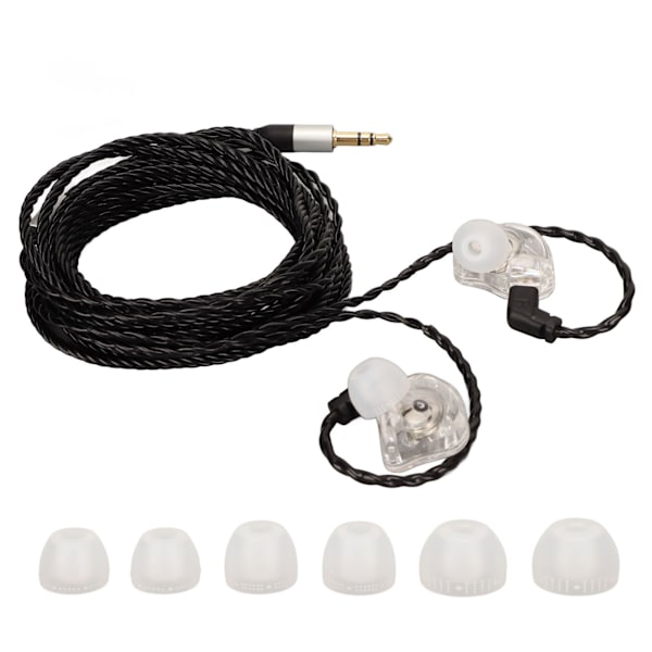 HiFi kablede ørepropper Profesjonell stereo tung bass kablet monitorhodetelefon for musiker sanger DJ