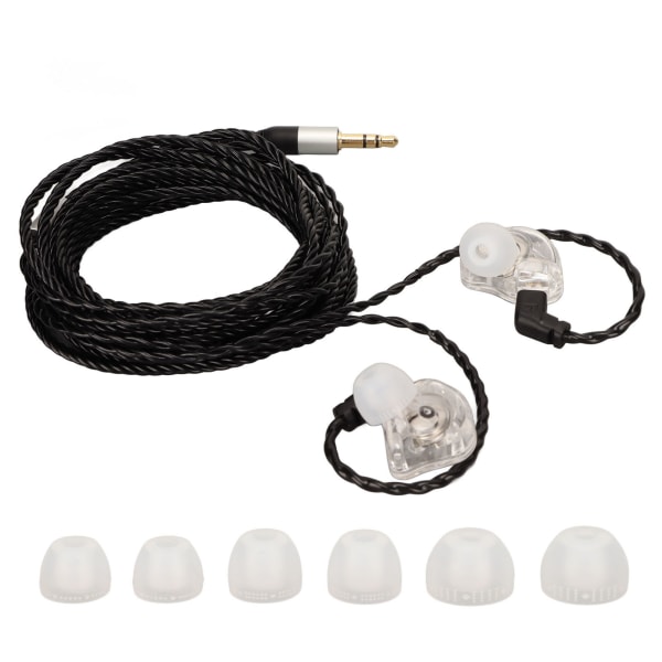 HiFi Wired Earbuds Professional Stereo Heavy Bass Langallinen näyttökuuloke muusikko laulaja DJ