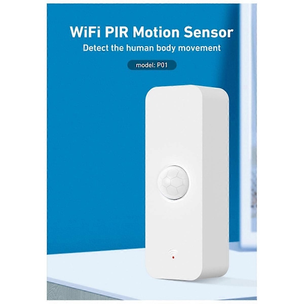 Tuya Wifi Infrarød Sensor Alarm for Menneskekroppen - Tyverialarm