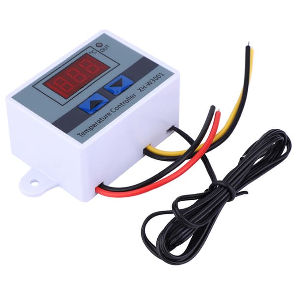DC 12V 120W Digital Temperaturregulator Termostatbrytare med Vattentät Sensorprob