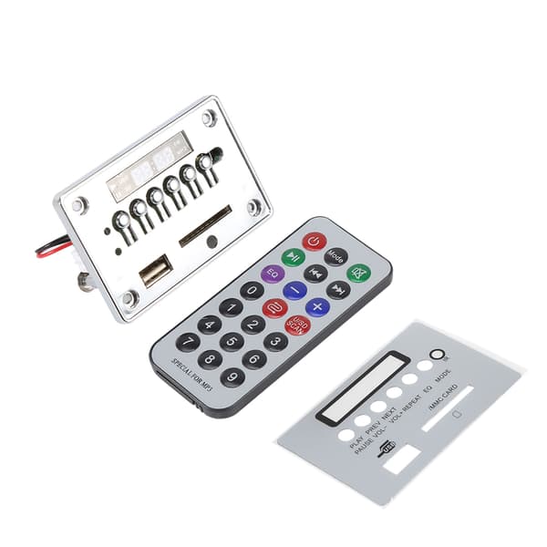 Bluetooth MP3-dekoderkort lydmodul USB-lagerhukommelse FM-radio (sølv)