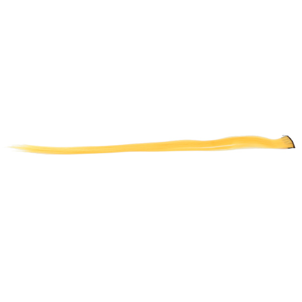 Straight hairpiece Clip Lys farge hårforlengelser Hårpynt for Cosplay Dress Up Party HolidayOrange Red