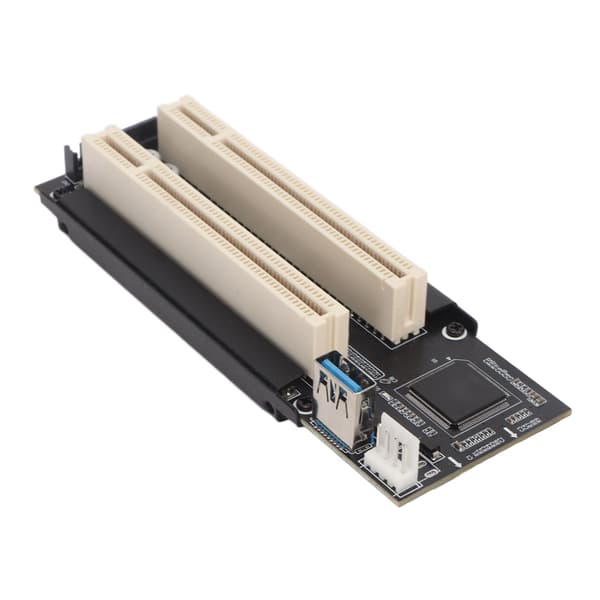 PCI E til Dual PCI Kort Plug and Play PCB Materiale Blå LED Dual PCI Udvidelseskort til WIN