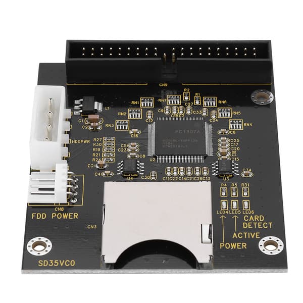 SD Hukommelseskort til 3,5\" 40Pin Han IDE Harddisk Adapter Sikker Digital Konverter
