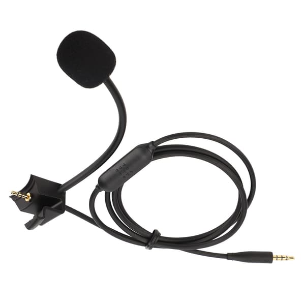 Kabelbom-mikrofon brusreducerande mikrofonljudkabel med mute-knapp för PS4 PC-spelheadset