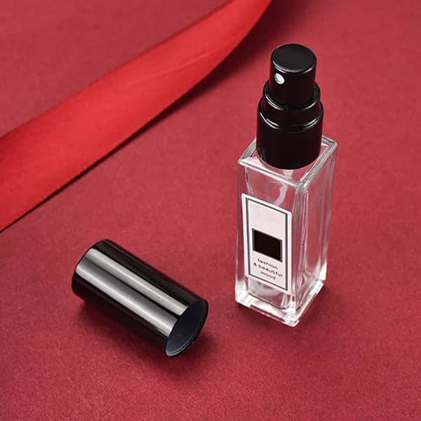 5 ml parfymflaska tom transparent glas påfyllningsbar minisprayflaska