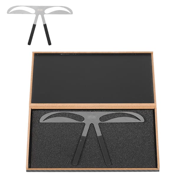Professionel Øjenbryn Stencil Formning DIY Formning Definer Lineal Makeup Værktøj Dame Øjenbryn
