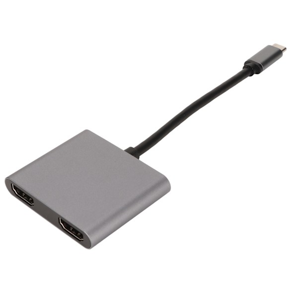 USB C till HD Multimedia Interface Hub Stöder 4K 60HZ USB C till Dubbel HD Multimedia Interface Adapter