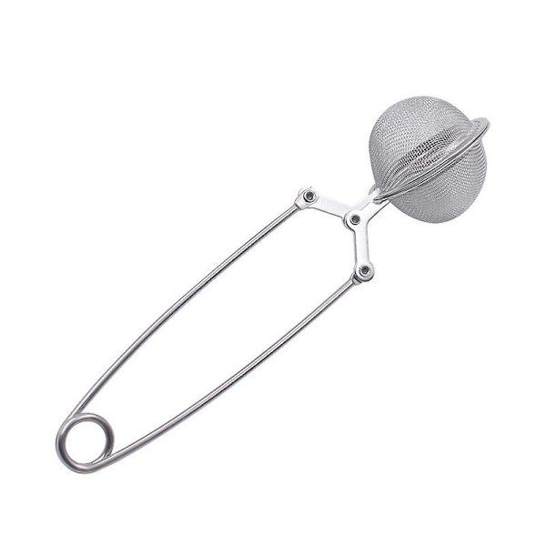 Premium Snap Ball Teestrainer i Rustfrit Stål - Pakke med 3, Fine Mesh Te-Infusere til Løse Blade