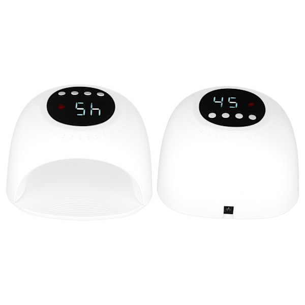 Professionell UV LED-nagellampa Nagellampa Snabbtorkande maskin Plast Nagellack Härdande torktumlare 100~240V Vit EU-kontakt