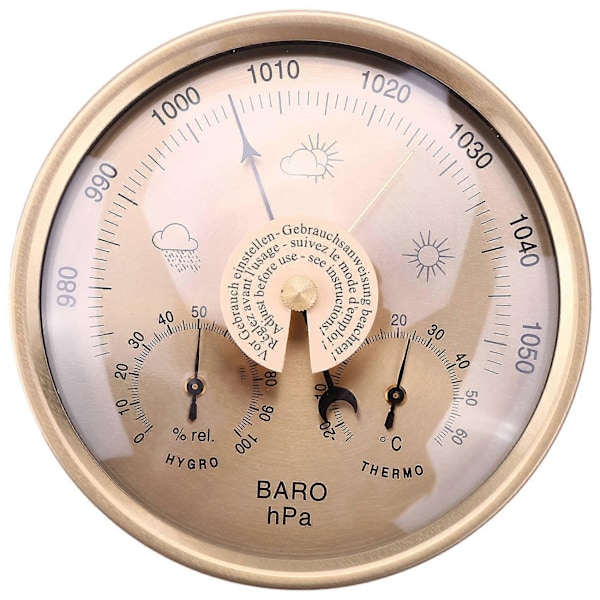 Barometer Termometer Hygrometer Väggmonterad Väderstation