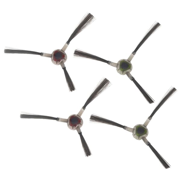 4PCS Sidoborstar Ersättning Passar till Deebot DE55 DE6G DD33 DJ35 Robotdammsugare