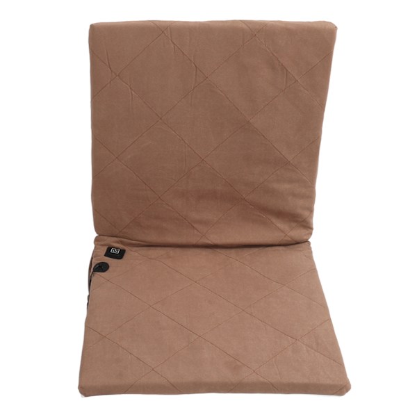 Heated Cushion Portable Folding Heated Chair Cushion 3 Modes Adjustable Heating Cushion Pad for Outdoors Camping Stadium Khaki