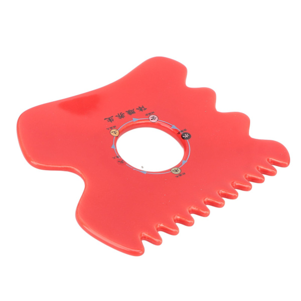 Skin Gua Sha Board Förbättra cirkulationen Olika kanter Keramisk skrapbräda för benrygg