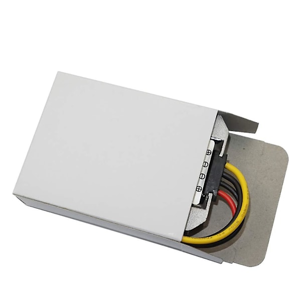 DC 24V till 12V Omvandlare, Spänningsomvandlare 5A 60W, Transformator Vattentät med Aluminiumskal