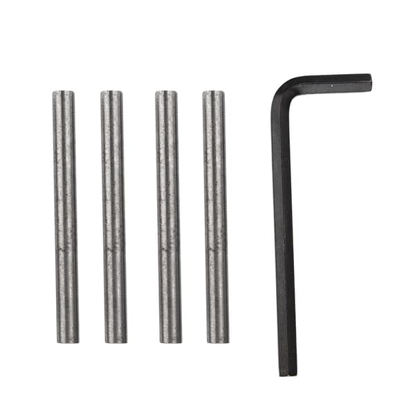 4 hulrum DIY læbestiftform læbepomadefremstiller i aluminiumslegering (tre anvendelser)