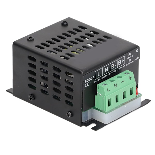 Generator Intelligent Batterilader 3-trinns lading Smart Generator Batterilader 100‑280VAC Inngang 12VDC Utgang