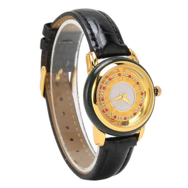 Naisten watch Quartz Movement PU-nahkainen rannekello watch Case vintage rannekello