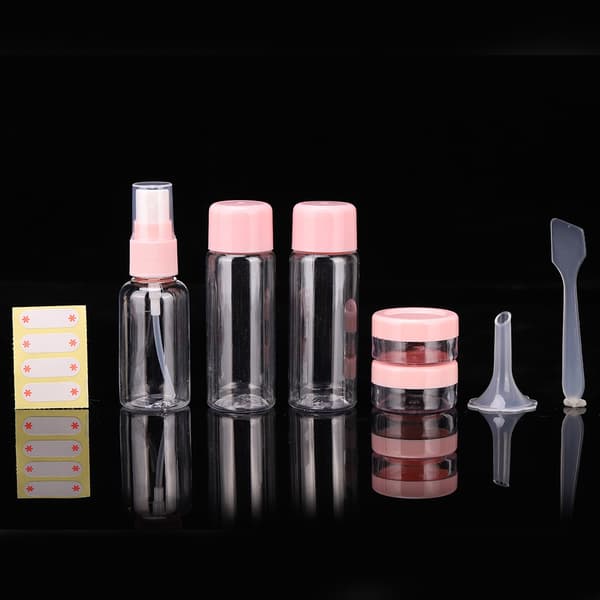 6 stk. klare makeupsprayflasker, tomme beholderflasker til lotion, rejsesæt