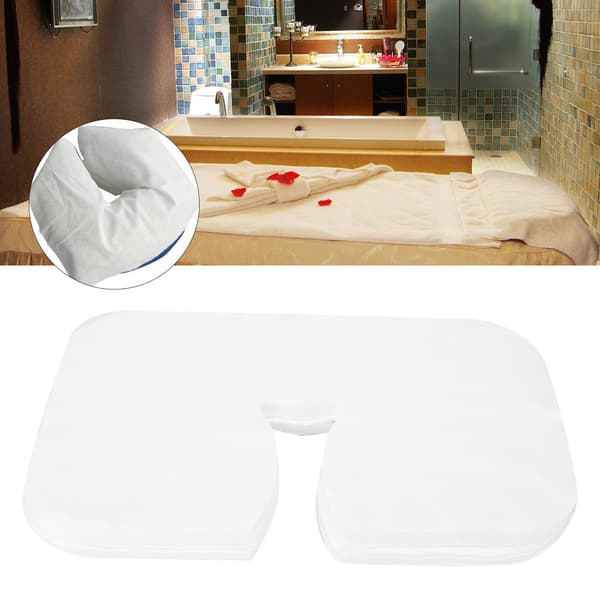 100 st engångsöverdrag för nackstödskudde för skönhetssalong SPA Ansiktsmassagekuddeöverdrag