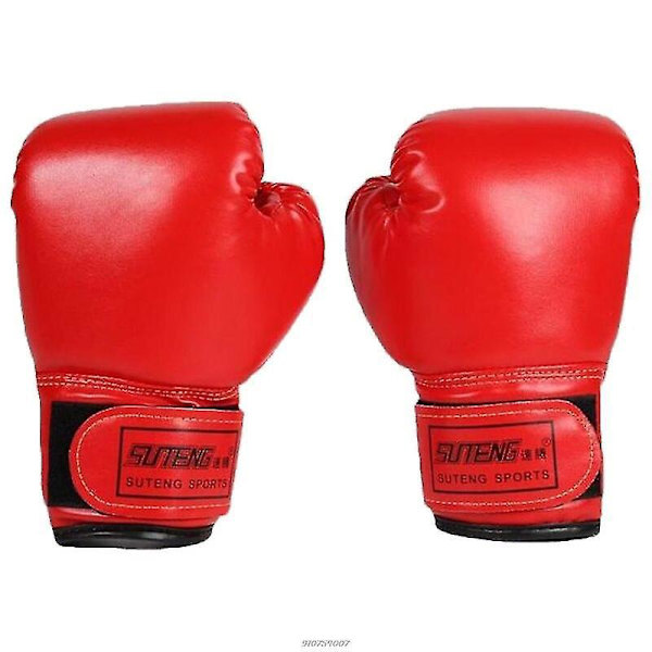 Børneboksehandsker til børn og unge træning, 3-10 år - Kickboxing, Muay Thai, MMA Sparring rød
