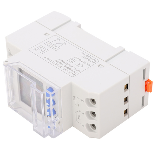 Digital Timer Switch Analog Programmerbar Bakgrunnsbelyst Flytende Krystall Display TM929AK 85‑265V 16A