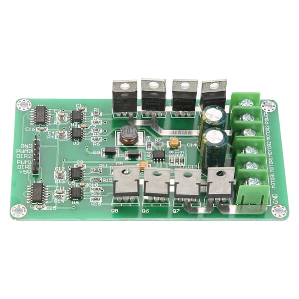 IRF3205 Dobbel Kanal DC Motor Driver Kort Modul H-bro med Bremsefunksjon