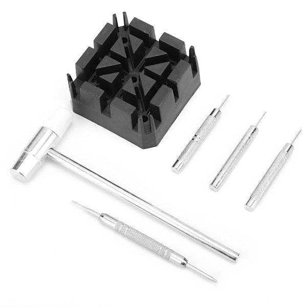 6st Skruvmejsel Hammer Watchband Remover Tillbehör Reparationsverktyg för watch