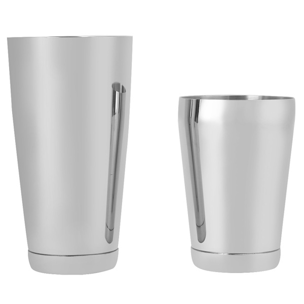 Bar-værktøj i rustfrit stål Boston Shaker Cocktail Shaker Sæt Cocktail Tin Bartender BarwareSølv