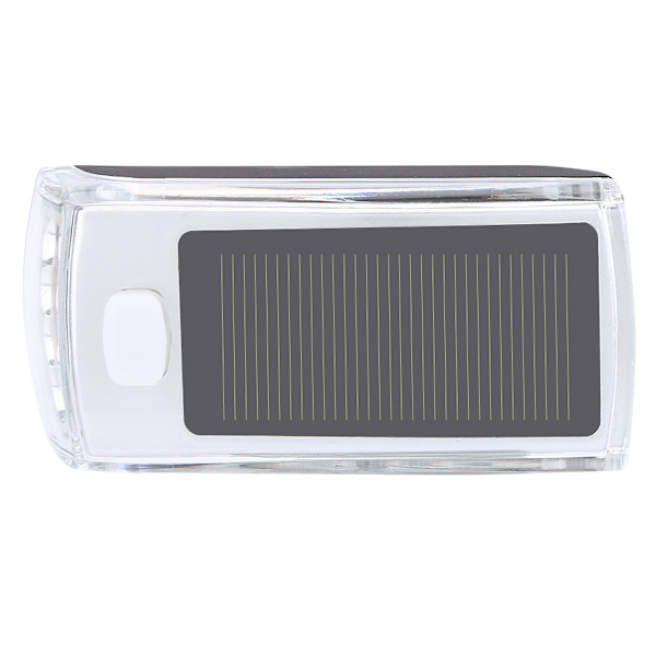 Solar Power USB Vandtæt LED sikkerhedslys Night Riding Cykelstyr Flash