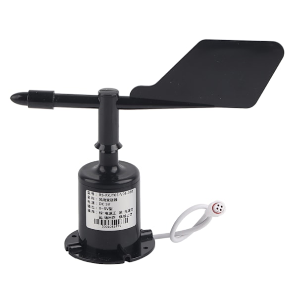 360 graders vindtransmitter-transducer vindhastighed anemometer instrumenter til omgivende vejr 1-5V (5V strømforsyning)