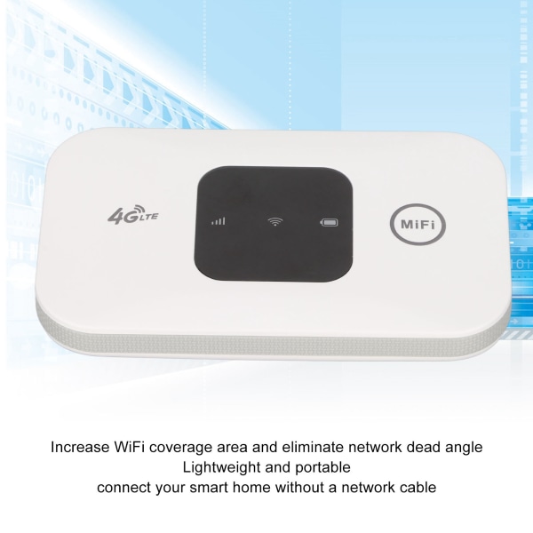 Bærbar internet-hotspot 150 Mbps højhastigheds SIM-kort 4G stærk dækning SIM-kort router til hjemmekontor rejse