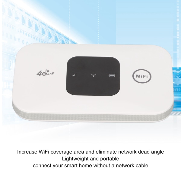 Bærbar internet-hotspot 150 Mbps højhastigheds SIM-kort 4G stærk dækning SIM-kort router til hjemmekontor rejse