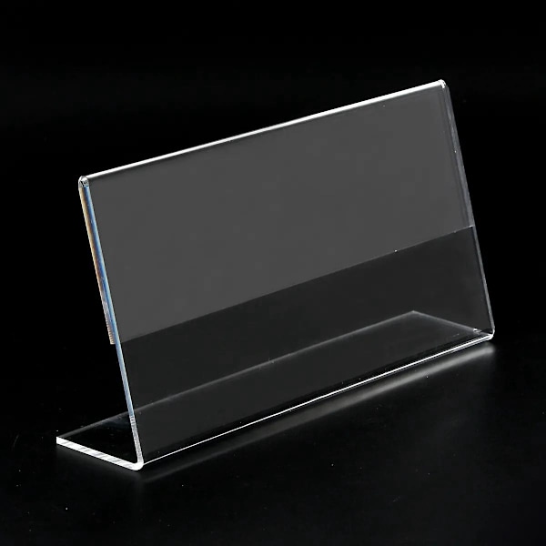 Tilted Tabletop Display Stand for License Plates