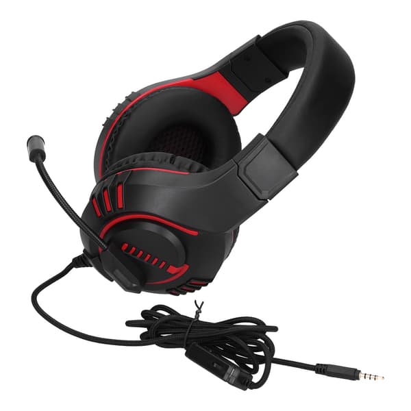 M205 Kablet Gaming Headset med Mikrofon 3,5 mm Jack Støjreducerende Gaming Headset til PS4Rød