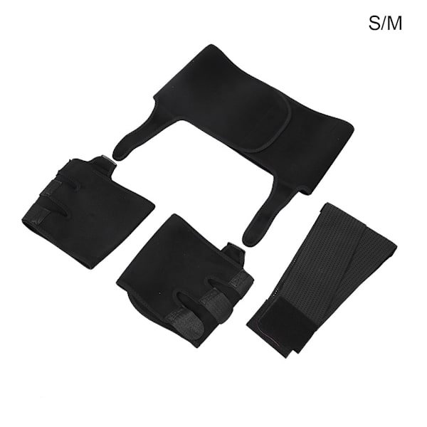 Naisten waist trainer hikoileva vyötäröä muotoileva lonkat JalkaharjoitusvyöS/M
