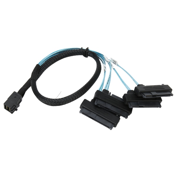 SFF 8643 - 4 SAS 29P -kaapeli 12 Gbps nopea SFF 8643 - SATA-johto palvelimen kiintolevyille 1,6 jalkaa