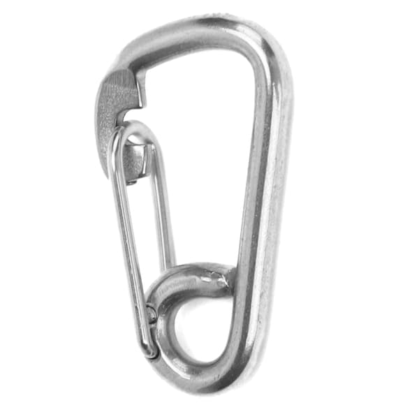 Sikkerhetskrok rustfritt stål smiing enkel rustfri anti-korrosjon sterk fjær snap tilbehør (60mm)