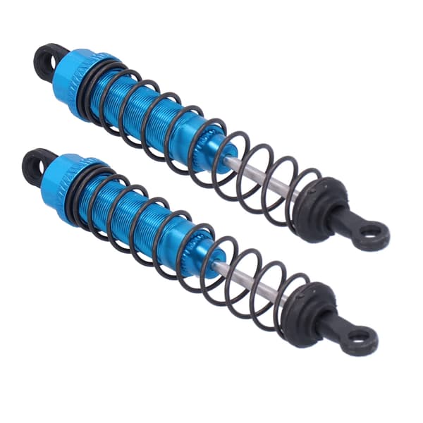 2 stk. 97 mm RC aluminiumslegering støddæmper til TRAXXAS SLASH 2WD RC biler, blå
