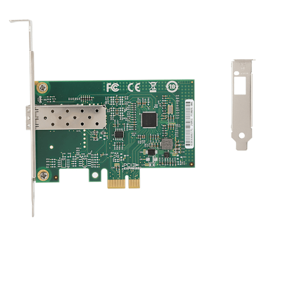 Fiber Gigabit Ethernet-netværkskort til Intel i210 PCI Ex1 enkelt port SFP 10/100/1000bps