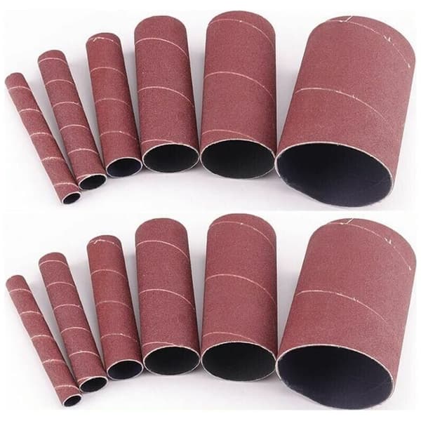 Set med 12 sliphylsor för 11,4 cm oscillerande slipmaskin