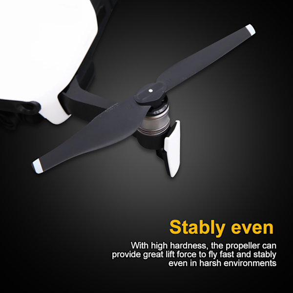 Mavic Air Drone Quick Release Propellrar - 2 par (White Stripe)