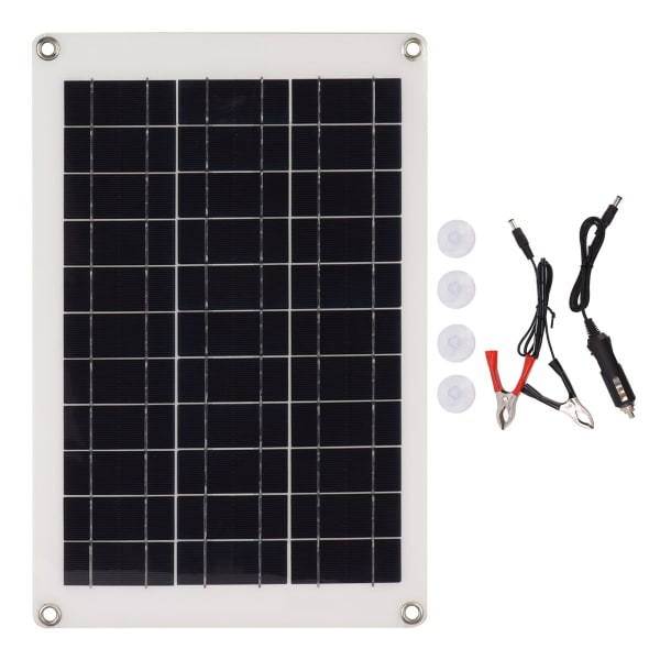 20W polykrystallinsk solcellepanelsett fleksibelt fotovoltaisk ladepanel med dobbel USB-grensesnitt