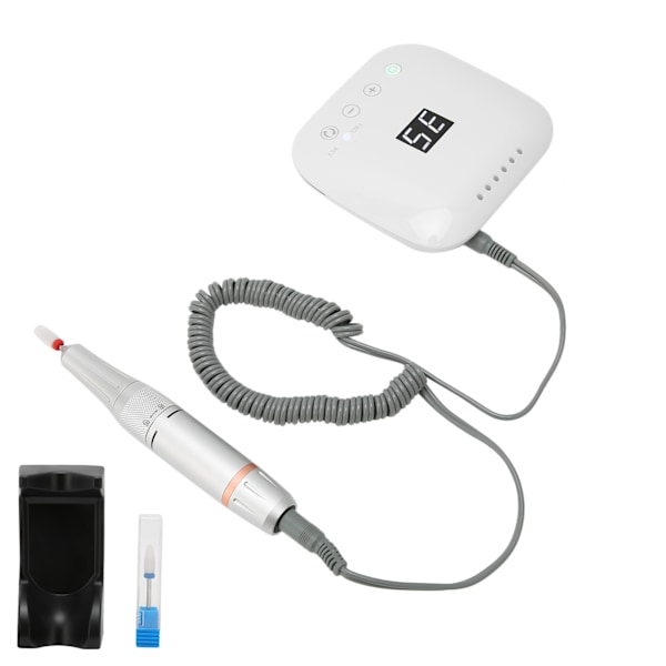 Elektrisk nagelborrmaskin 35000 varv/min, bekväm, tystgående, touch-nagelpolerare, 100~240VEU-kontakt