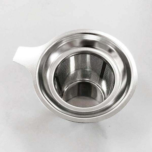 Te-infuser Si - Genanvendelig Rustfrit Stål Mesh, Glas Design, Hængende på Krus, Løse Blade Krydderi